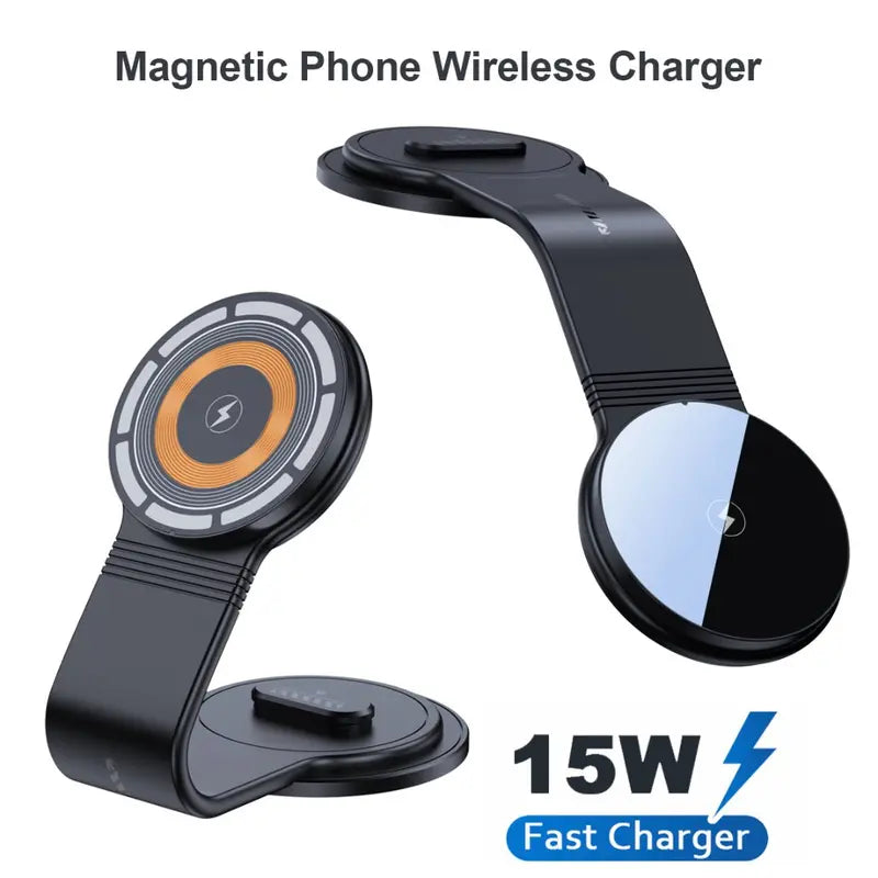 Flexible Bendable MagSafe Car Charger  Adjustable Angle & Compact Design