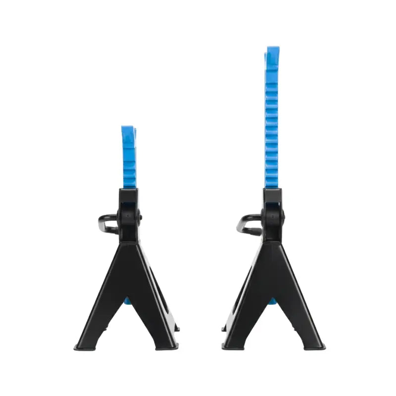 Heavy-Duty 3-Ton Extra-Height Ratcheting Jack Stands  Adjustable Pair (13.4″ to 21.1″)