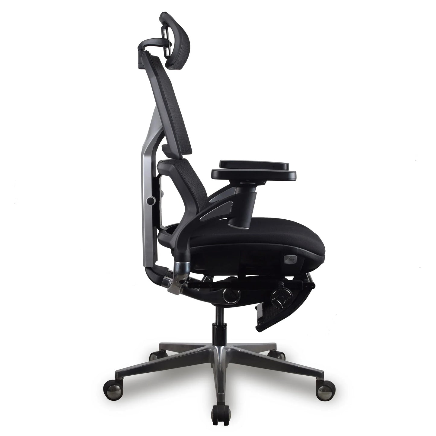 Chaise ergonomique de bureau - AURA PREMIUM Noire en mousse et maille