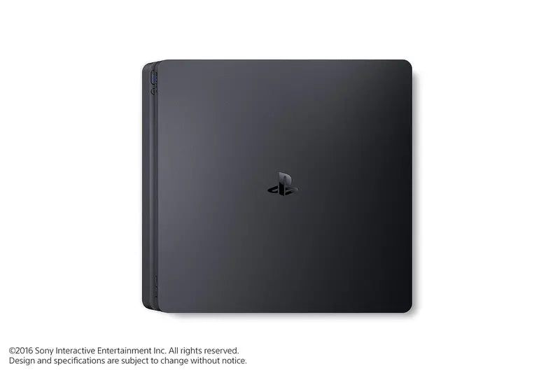Refurbished PlayStation 4 Slim  1TB Storage Gaming Console with Streamlined Design