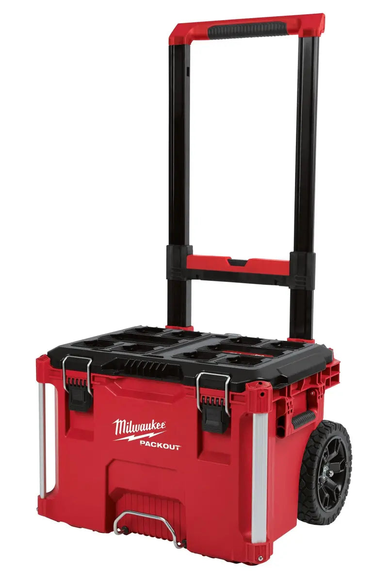 Milwaukee PACKOUT Rolling Modular Storage Box  Heavy-Duty Interlocking Organizational System