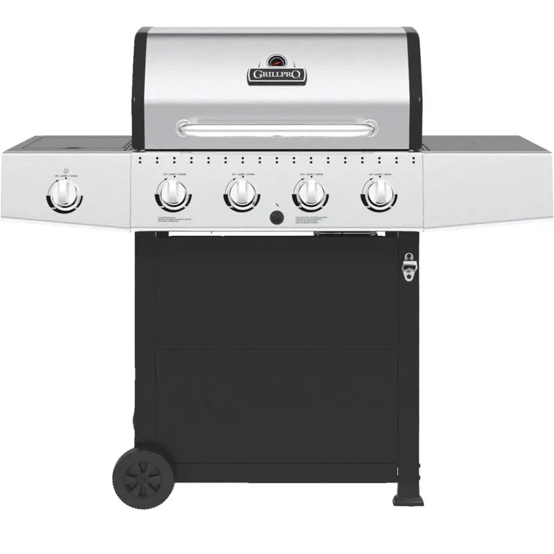 242164 4-Burner Gas Grill  Stainless Steel Construction