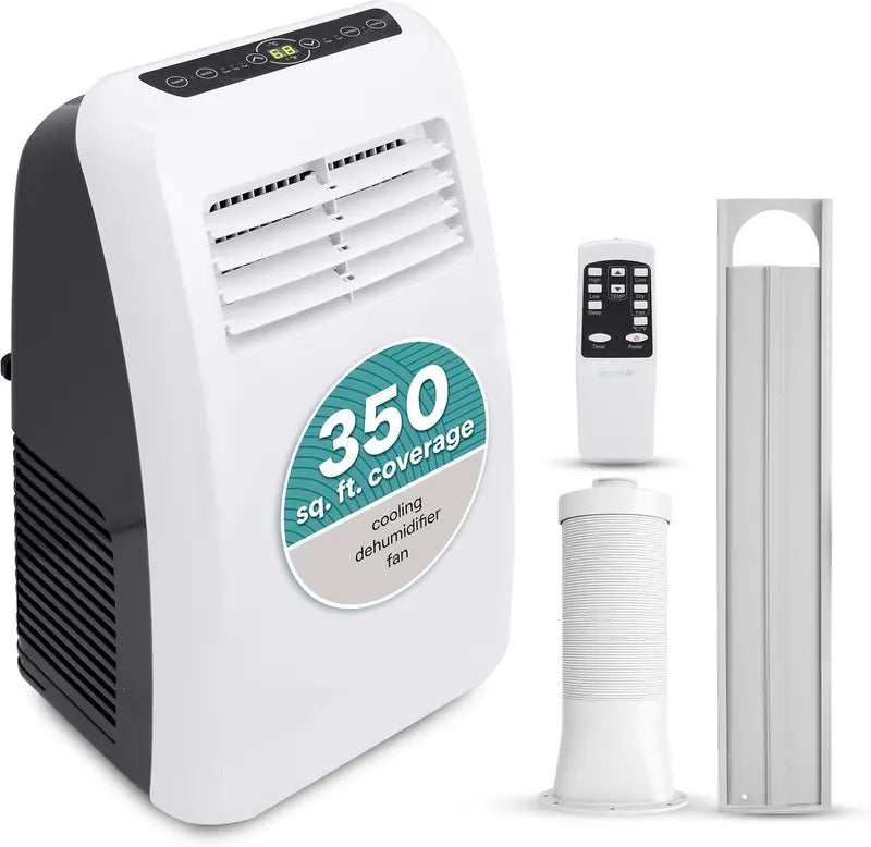 SereneLife Portable Air Conditioner  10,000 BTU Unit with Heater, Dehumidifier, and Remote
