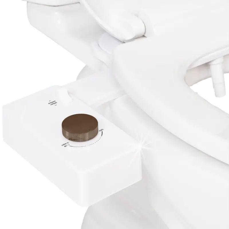 Non-Electric Bidet Seat Attachment  Manual Water Pressure Control, No Installation Tools Required