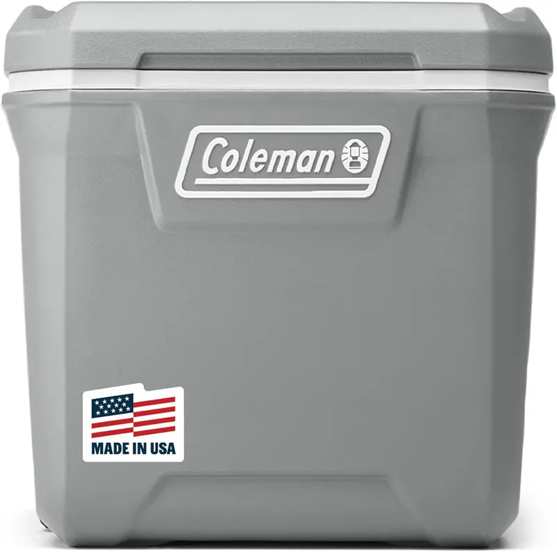 Coleman 100-Quart Insulated Rolling Cooler  Leak-Proof Hard-Sided Outdoor Cooler with 5-Day Ice Retention