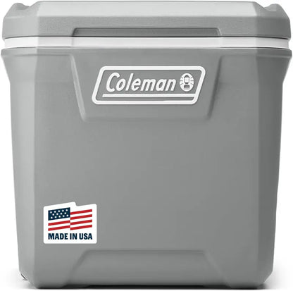 Coleman 100-Quart Insulated Rolling Cooler  Leak-Proof Hard-Sided Outdoor Cooler with 5-Day Ice Retention