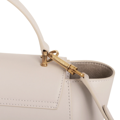 Mini Marly - Cuir Box Blanc Cassé