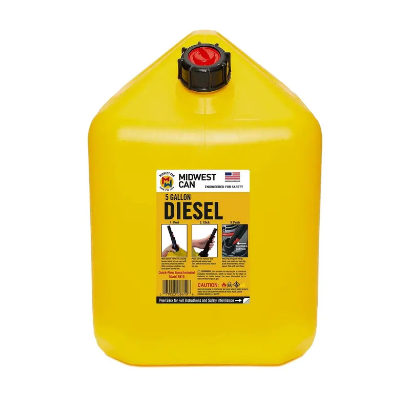 5-Gallon Auto-Shutoff Diesel Fuel Can  Heavy-Duty Portable Container Set (4-Pack)
