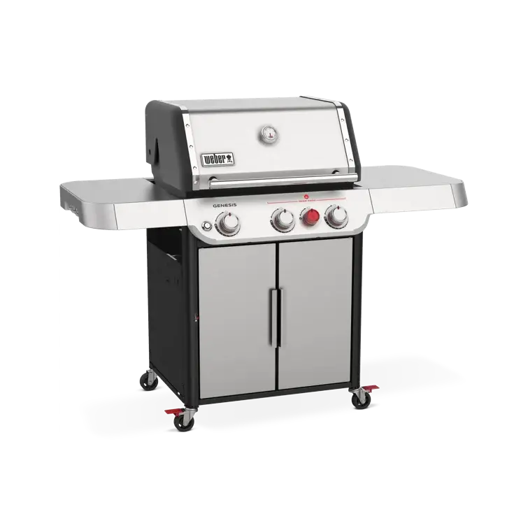 Weber Genesis E-325 Stainless Steel Gas Grill  3-Burner, 500+ Sq In Cooking Area, Premium Features