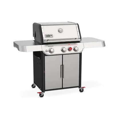 Weber Genesis E-325 Stainless Steel Gas Grill  3-Burner, 500+ Sq In Cooking Area, Premium Features
