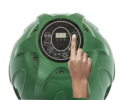 Coleman SaluSpa Inflatable Hot Tub  Green and White Portable Spa