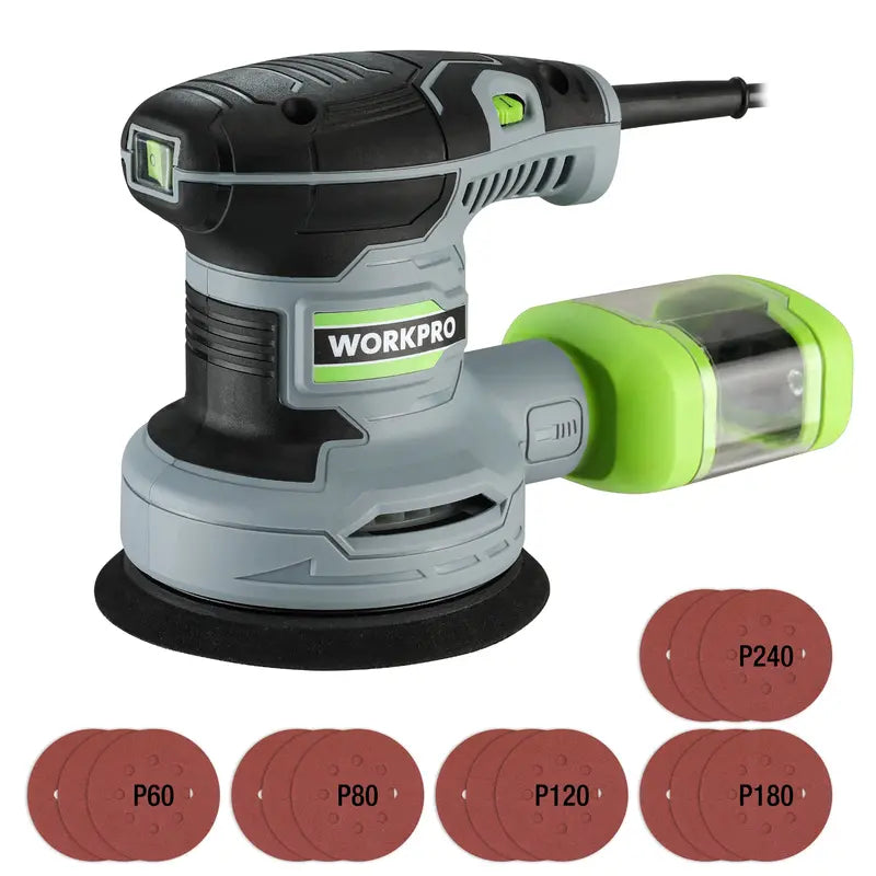 WORKPRO 2.5-Amp 5-Inch Random Orbit Sander  6-Speed Variable Control (700014000 RPM)
