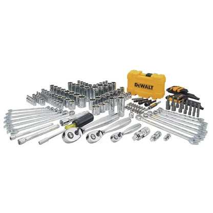 DEWALT DWMT75373 168-Piece Mechanics Tool Set  Socket, Ratchet & Wrench Combo Kit