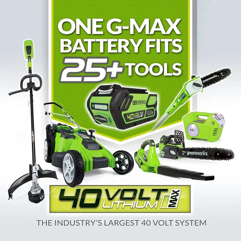 40V Cordless Variable-Speed Leaf Blower and Vacuum  185 MPH Airflow, Includes 4.0Ah Battery & Charger (Model 24322)