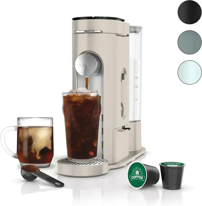 Ninja Single-Serve Coffee Maker  K-Cup and Grounds Compatible, Compact Design with Brew Flexibility