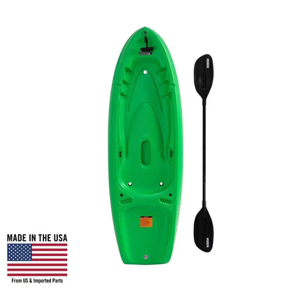 Lifetime Recruit 6.5-Foot Youth Sit-On-Top Kayak  Lime Green, Lightweight & Stable (Model 90765)