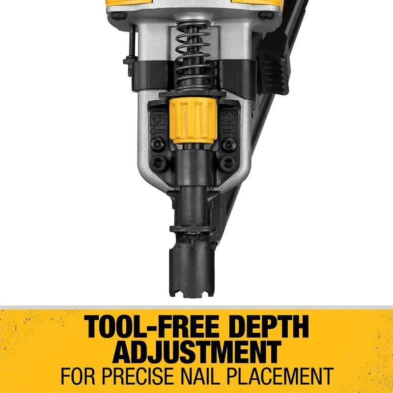 DEWALT 20V MAX XR Lithium-Ion Cordless Brushless 2-Speed 30° Paper Collated Framing Nailer (Tool Only) DCN692B