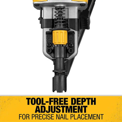 DEWALT 20V MAX XR Lithium-Ion Cordless Brushless 2-Speed 30° Paper Collated Framing Nailer (Tool Only) DCN692B