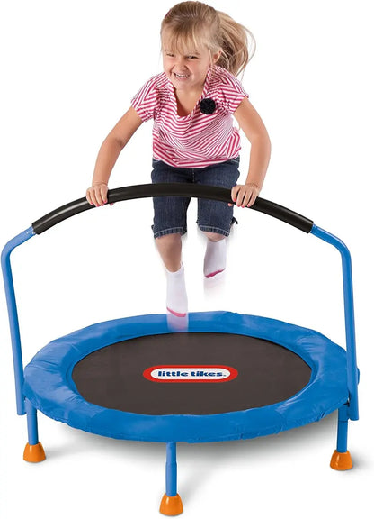 Little Tikes 3-Foot Trampoline  Kid-Sized Bouncing Mat with Safety Enclosure