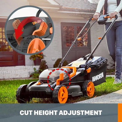 Worx 40V Power Share 4.0Ah 14  Cordless Lawn Mower (Battery and Charger Included)