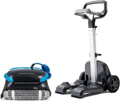 Dolphin Nautilus CC Plus Robotic Pool Cleaner  Wi-Fi Enabled, Wall-Climbing Vacuum for In-Ground Pools up to 50 Feet