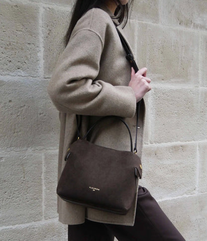 Medium Swann | Suede Moka