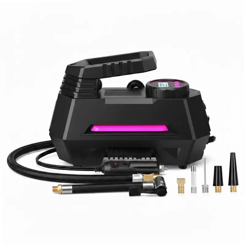 Digital 12V Tire Inflator with Auto Shut-Off, LED Display & 100 PSI Capacity