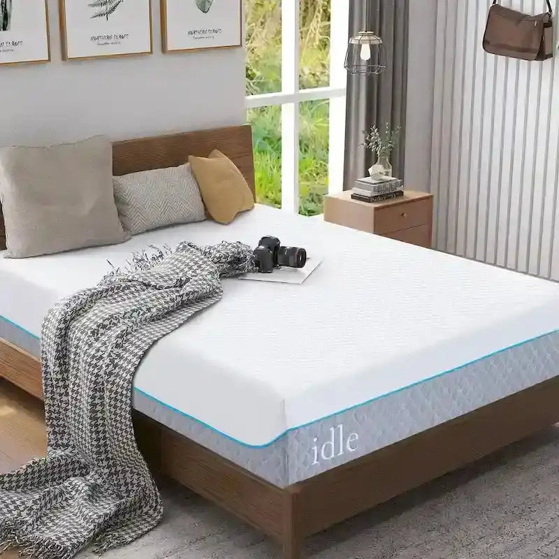 12-Inch Gel Memory Foam Mattress  Cooling Medium-Firm Bed-in-a-Box, CertiPUR-US Certified