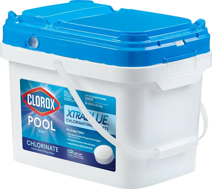 Swimming Pool Chlorine Tablets  25-Pound Bulk Pack of Slow-Dissolving Sanitizing Tablets for Clear, Safe Water