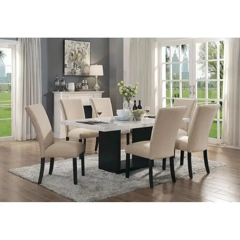 7-Piece Dining Room Set  Table and Matching Chairs