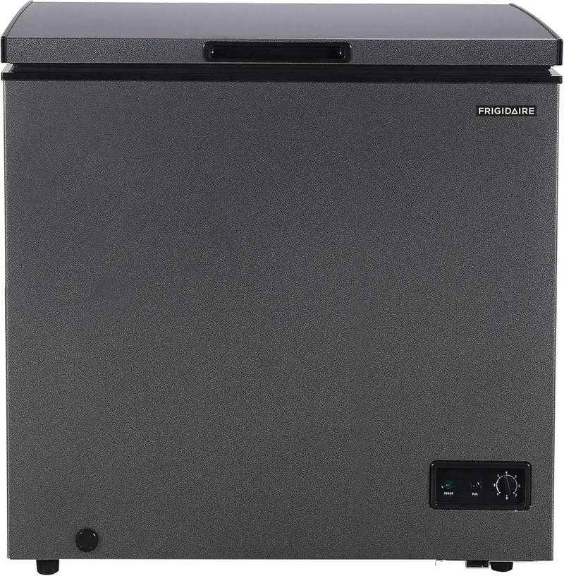 Frigidaire 7-Cubic-Foot Chest Freezer  Granita Finish with Adjustable Thermostat & Easy-Defrost Basket