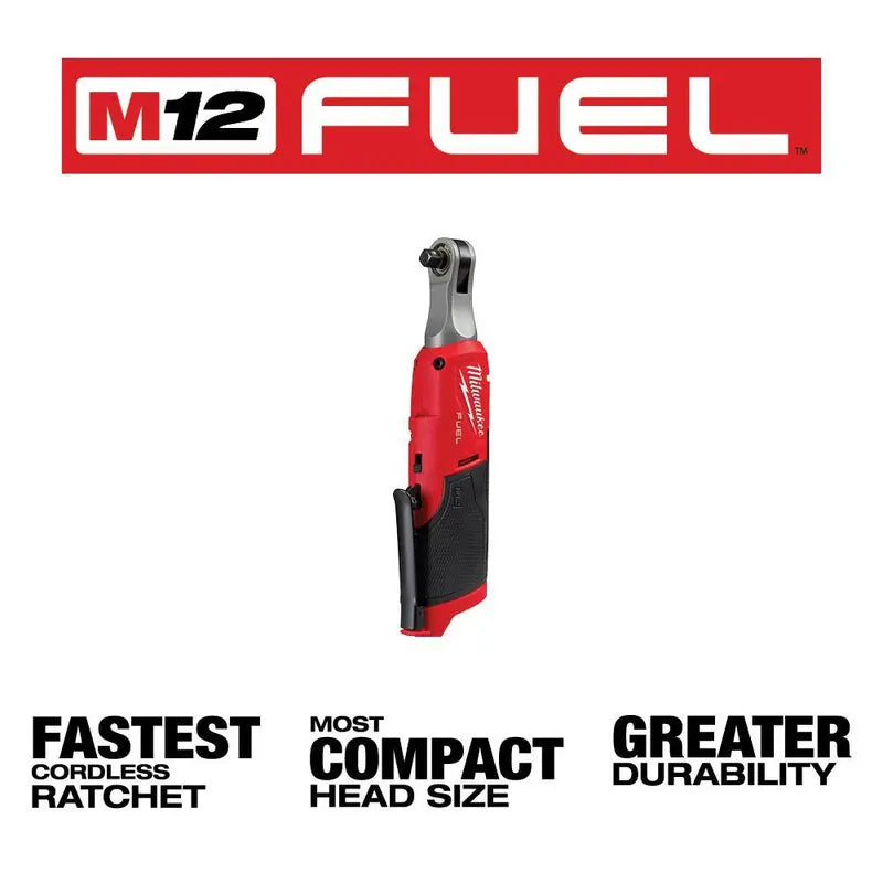 M12 FUEL 12V Lithium-Ion Brushless 3/8 in. High Speed Ratchet w/ Extended Reach