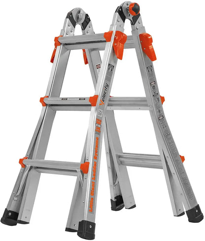 22-Foot Multi-Position Aluminum Ladder — 300-Lb Capacity Velocity Series