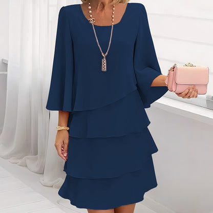 Robe Longue à Volants "Énigme"