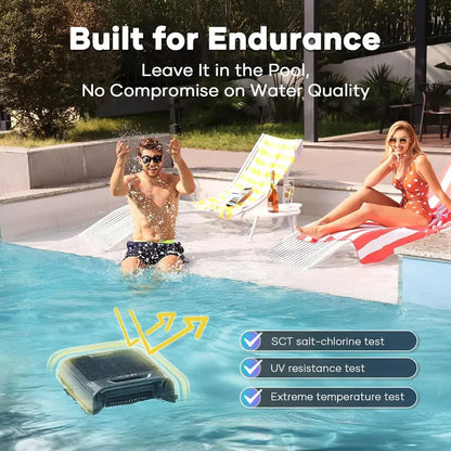AIPER Surfer S2 Solar-Powered Pool Skimmer  APP-Controlled, Smart Navigation & Dual Charging