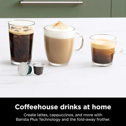 Ninja Espresso & Coffee Barista System  3 Brew Styles: Espresso, Drip, and Specialty Drinks