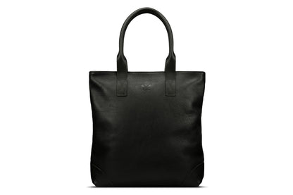Leather Tote - Black