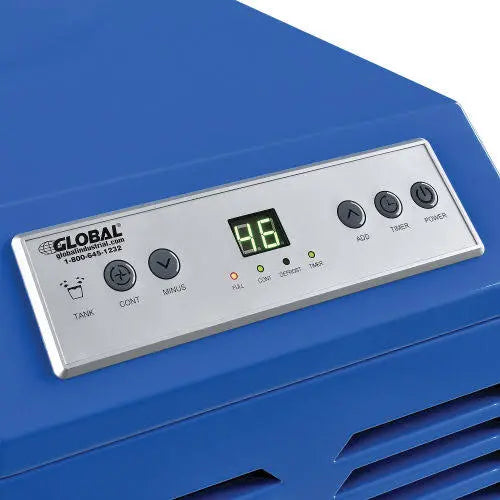 Heavy-Duty Commercial Dehumidifier  Industrial Portable Unit, 110 Pints/Day Capacity