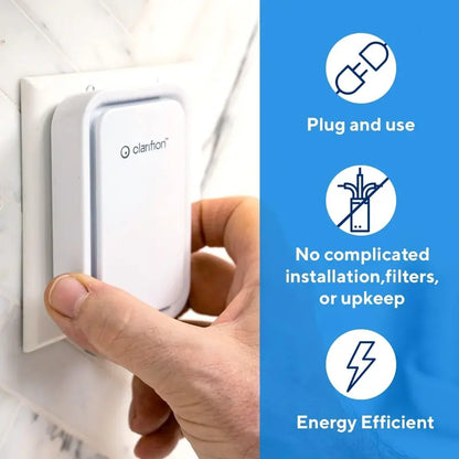 Clarifion 6-Pack Compact Air Ionizer  Filterless Purifier for Home, Reduces Allergens & Odors, Bedroom & Kitchen Ready