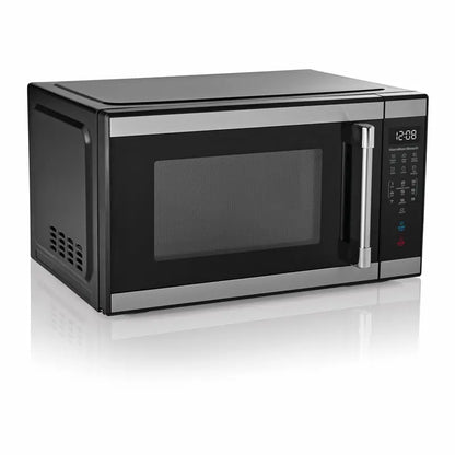 Hamilton Beach 1.1 Cu Ft Countertop Microwave  1000W, Sensor Cooking, Stainless Steel Design