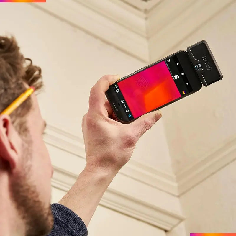 FLIR ONE Pro Thermal Imaging Camera for iOS Devices, High Resolution 1440×1080, Accurate Temperature Measurement, Wi-Fi Enabled