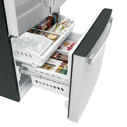 27-Cubic-Foot Fingerprint-Resistant Stainless Steel French Door Refrigerator