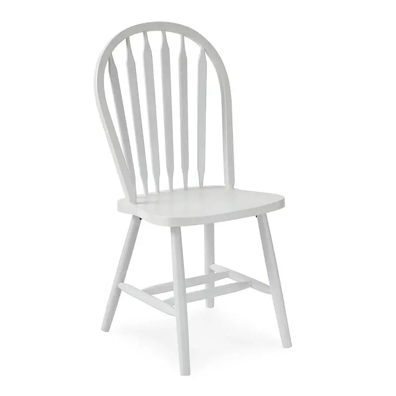 Windsor-Style Solid Wood Dining Chair  Classic Arrowback Design for Formal or Casual Spaces