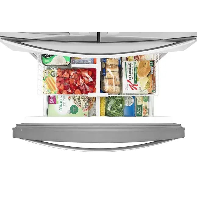 Whirlpool 4-Door French Door Refrigerator  24.5 Cu. Ft., Fingerprint-Resistant Stainless Steel, Ice Maker & ENERGY STAR® Certified