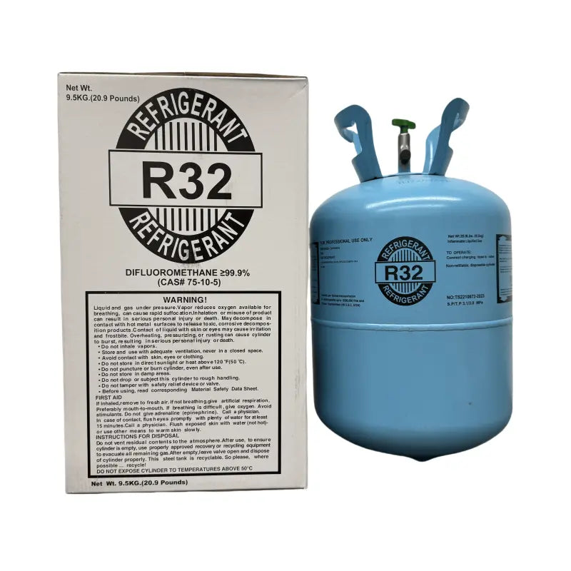 20.9 lb R32 Refrigerant  High-Efficiency, Low-GWP Gas for Modern Air Conditioning Systems