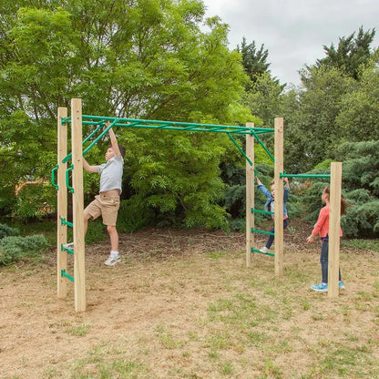 Lifespan Kids 2.5m Monkey Bars  Modular Outdoor Fitness Play Set for Children