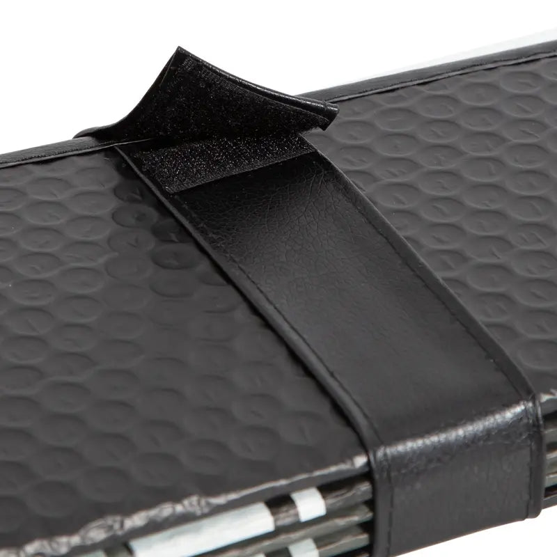 Plasticolor Chevy 58” x 27.5” Universal Fit Accordion Automotive Sunshade, Black, 1 Pc