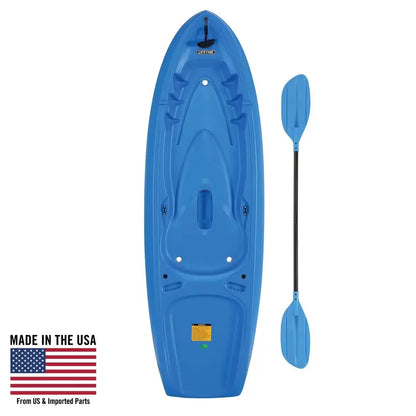 Lifetime Recruit 6.5-Foot Youth Sit-On-Top Kayak  Lime Green, Lightweight & Stable (Model 90765)
