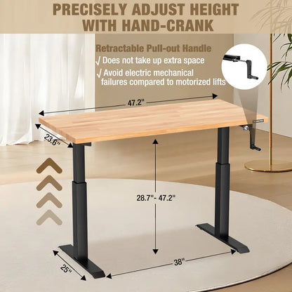 WORKPRO Adjustable Crank-Height Workbench  47.2″ x 23.6″, 300-LB Load Capacity