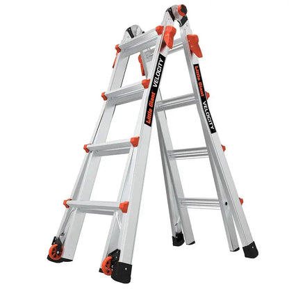 Little Giant Velocity 17-Foot Multi-Position Ladder  Type 1A Duty Rating, Aluminum Construction